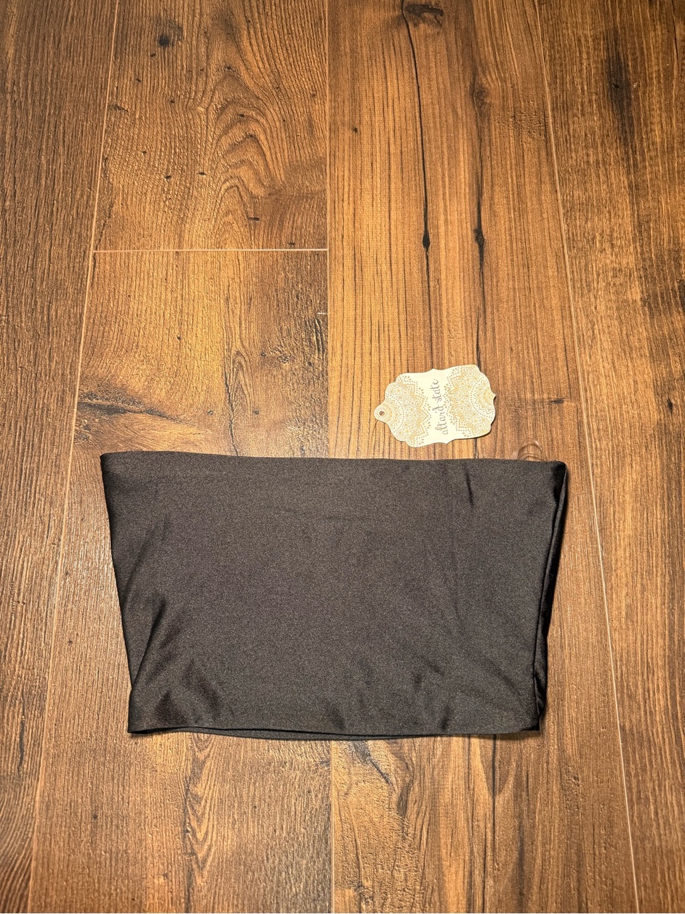 Altar’d State Black Strapless Bandeau Tube Top
